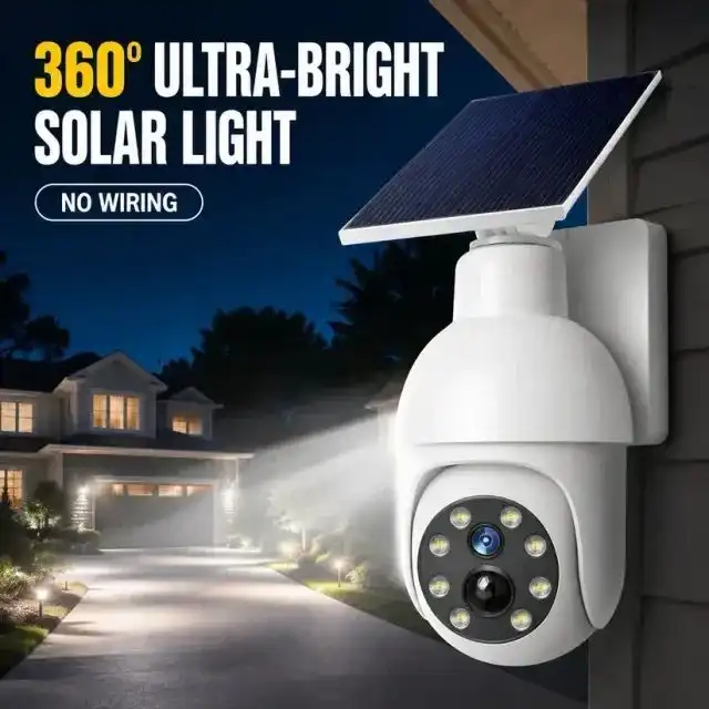⏰Sale 50% OFF - Solar-Powered Simulated Surveillance Camera Street Light